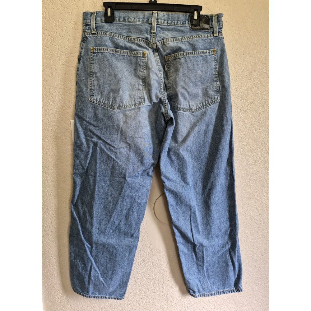 Vintage Levi's Silvertab Loose Baggy Jeans Men's 34x30 Blue Denim Skate Y2K 2005